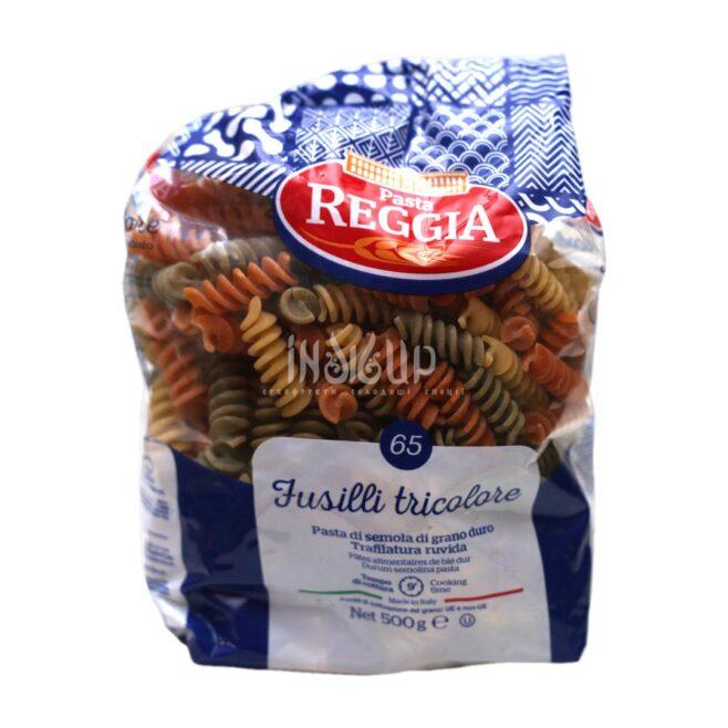 Макаронні вироби ReggiA 65.Fusilli tricolori Спіральки кольорові 500 г