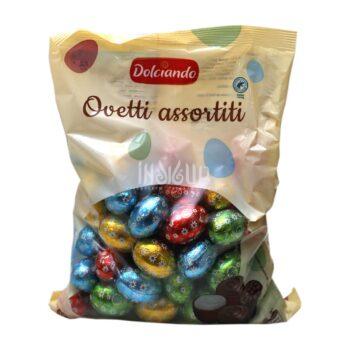 Шоколадні цукерки Dolciando Ovetti assortiti 850 г