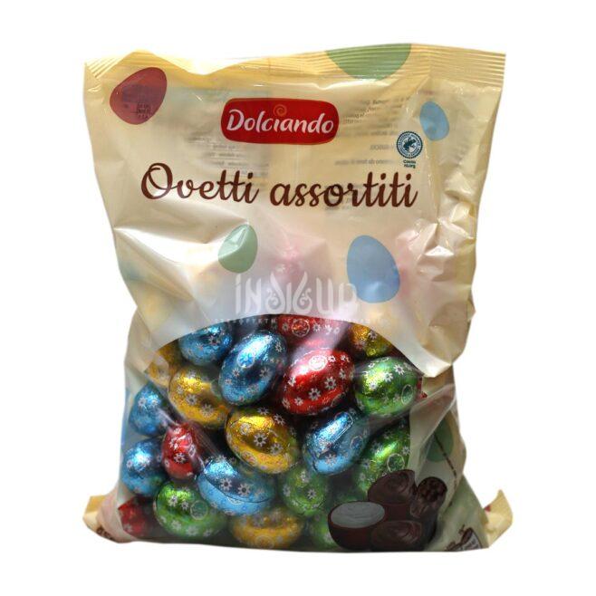 Шоколадні цукерки Dolciando Ovetti assortiti 850 г