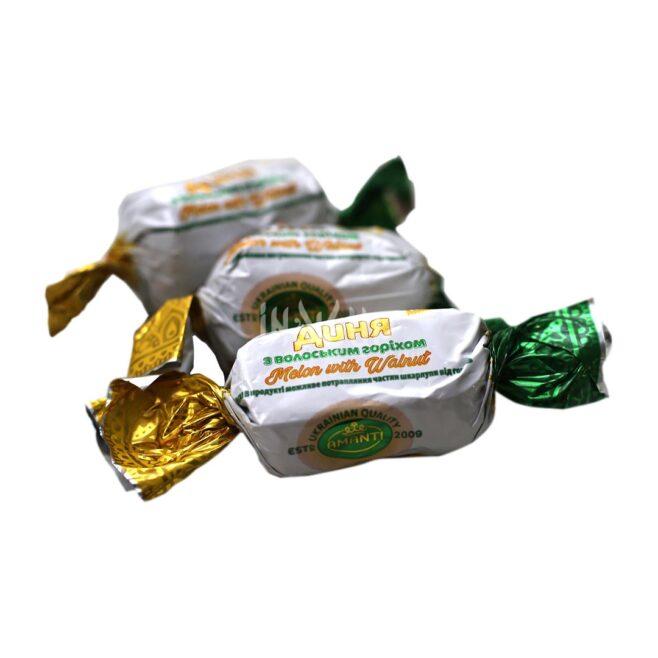 Цукерки Amanti Диня з волоським горіхом